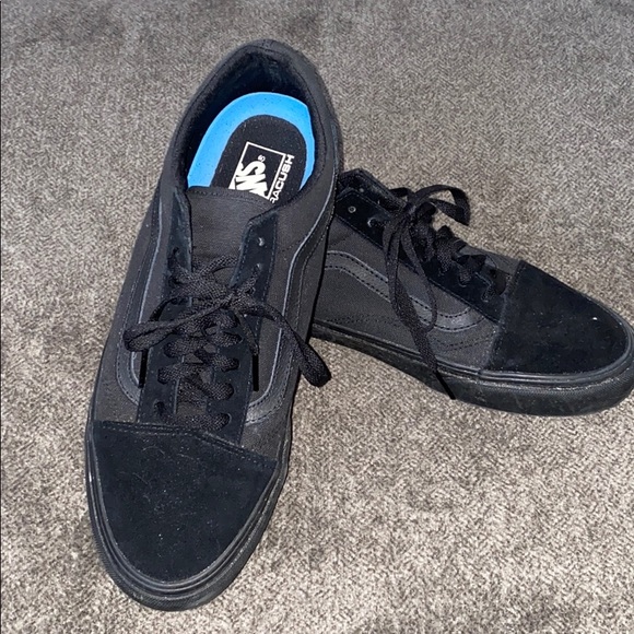 vans shoes men black
